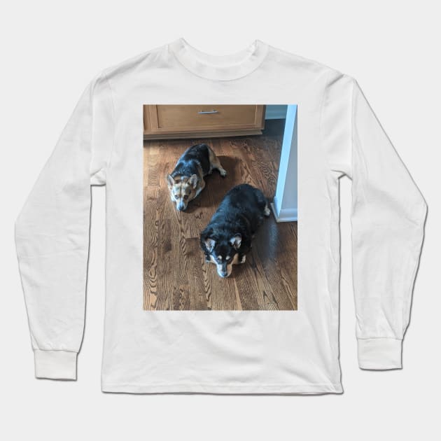 Pups Long Sleeve T-Shirt by ThomasGallant